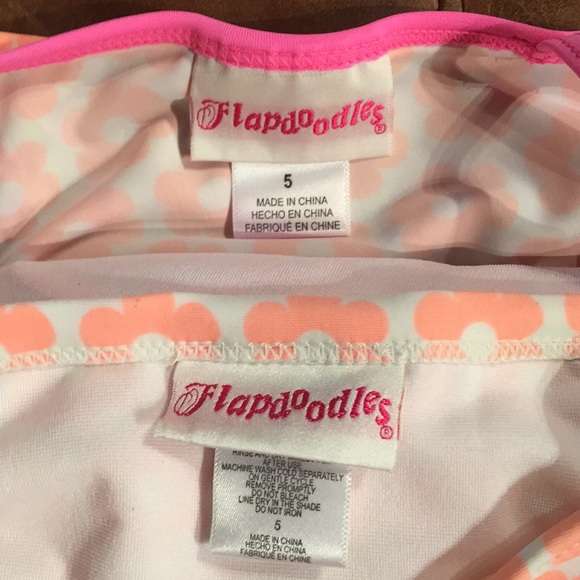 Little girls two piece bathing suit - Picture 3 of 3